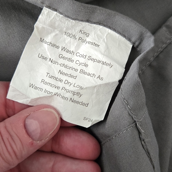 Elegant Gray Bedding Sheet Set - Picture 3 of 3